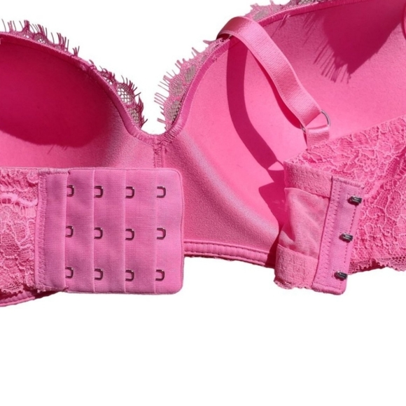 NWT Victoria's Secret Dream Angels Full Coverage No Wire Lace Bra Pink Berry 38D - Picture 8 of 13